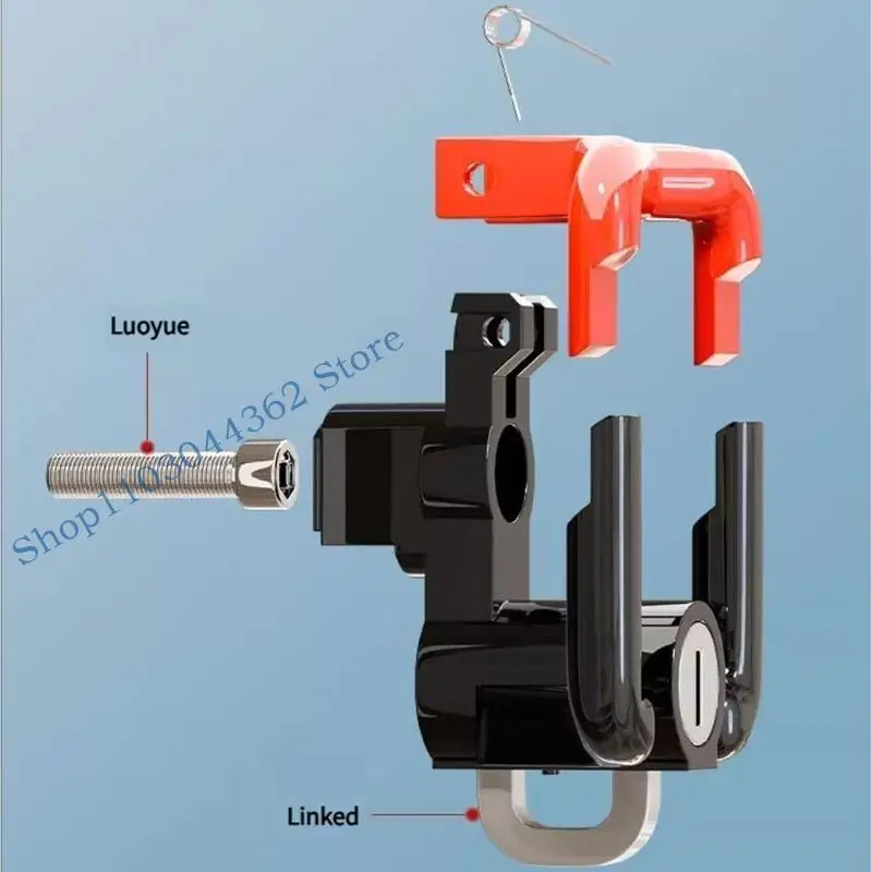 متعددة الأغراض دراجة هوك مزدوج ABS سبائك الألومنيوم دراجة نارية هوك الملحقات #2