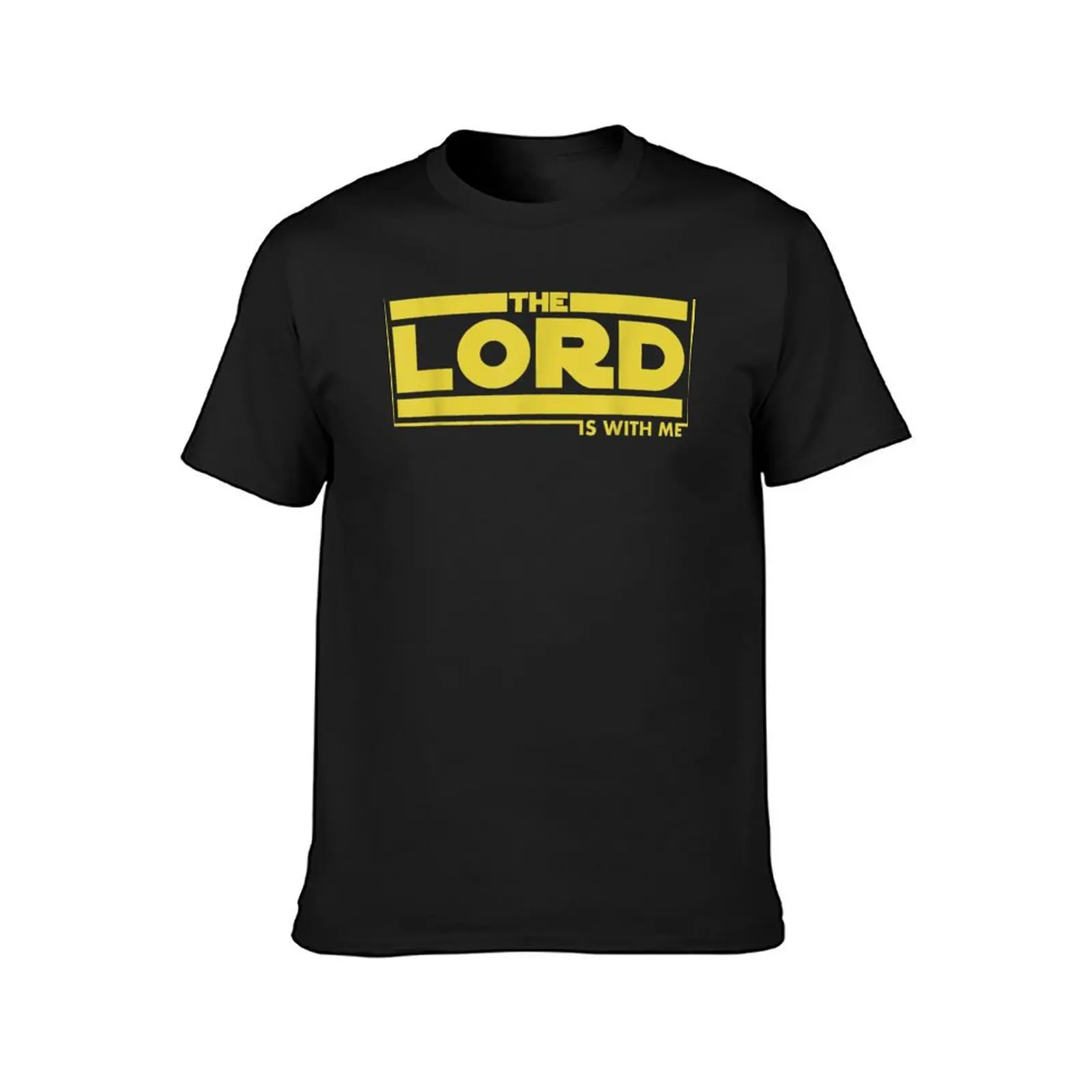 I Am One With The Lord The Lord Is With Me Faith Christian T-Shirt blacks plus sizes mens cotton t shirts