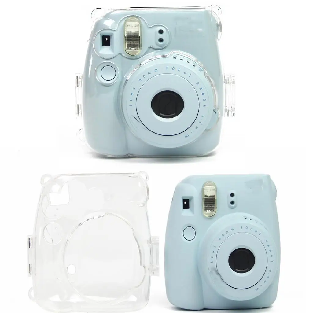 Clear Hard Case Protector Cover for Instax Mini 8/9 Camera