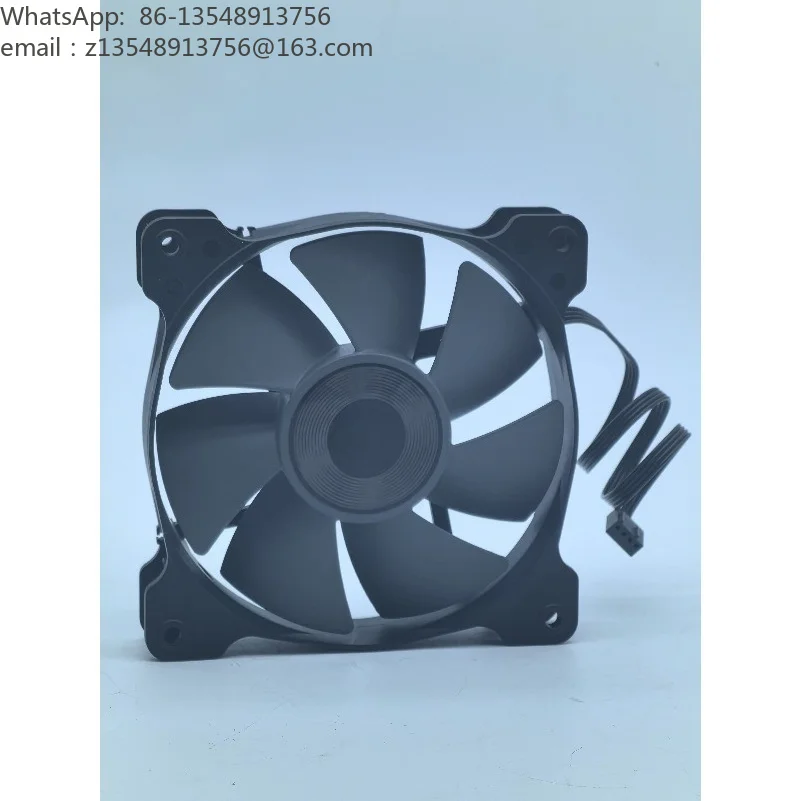 12025 PC Cooling Fan 120mm Radiator Fan 12V 0.24A 4Pin PWM Speed Control 2000RPM