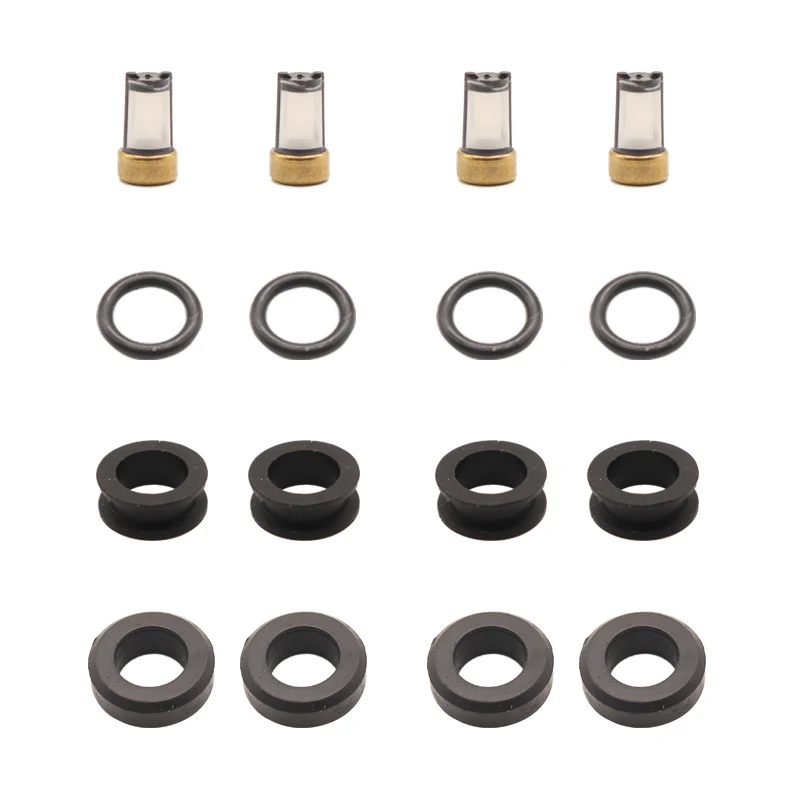 Fuel Injector Service Repair Kit Filters Orings Seals Grommets for INP-780 INP-781 Mazda Protege 1.8L 626 2.0L 99-02