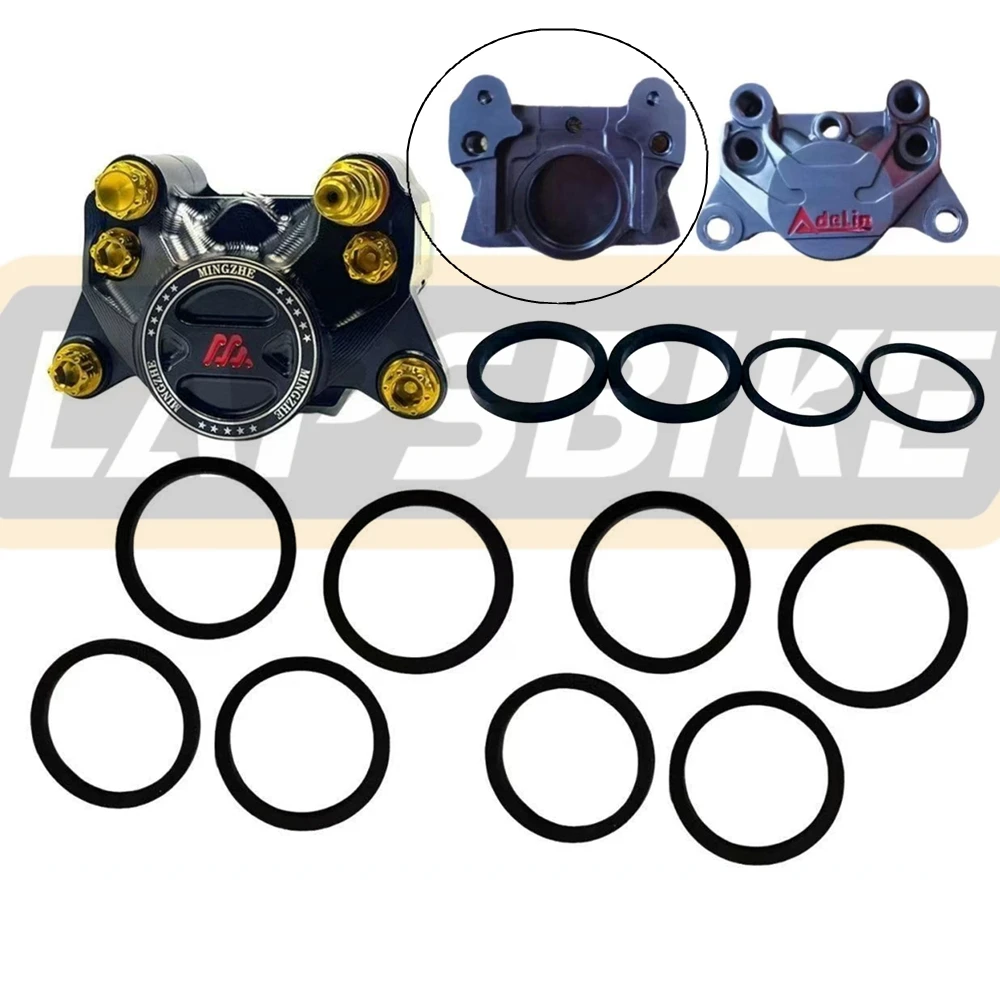 Motorcycle High Performance Brake Caliper Piston Sealing Ring Oil Seal Dust Ring Set 30/32/34MM For 40/100//84mm Install Caliper