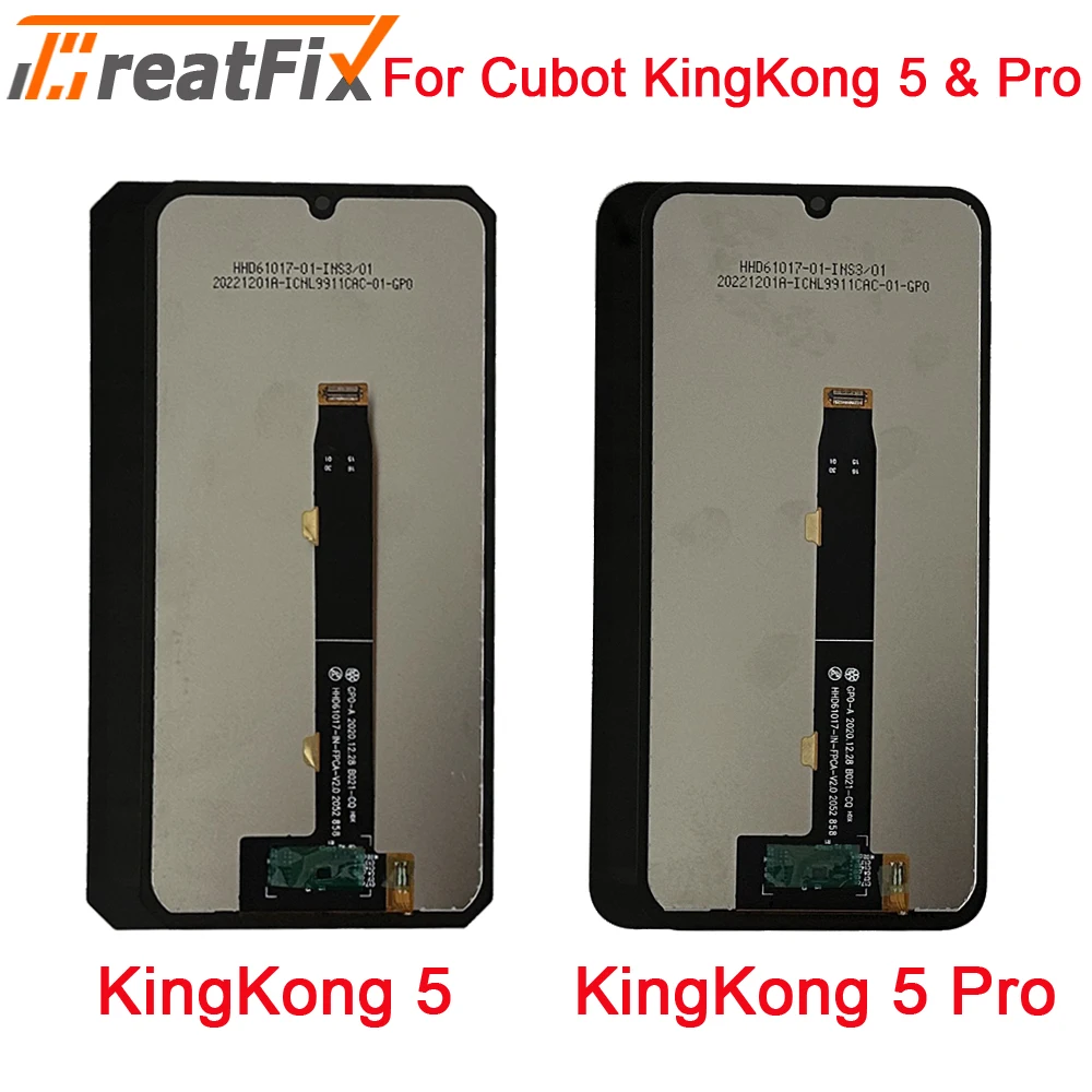 

For CUBOT KINGKONG 5 PRO LCD Display Touch Screen Digitizer Assembly 100% Tested LCD+Touch Digitizer For KINGKONG 5 LCD Repair