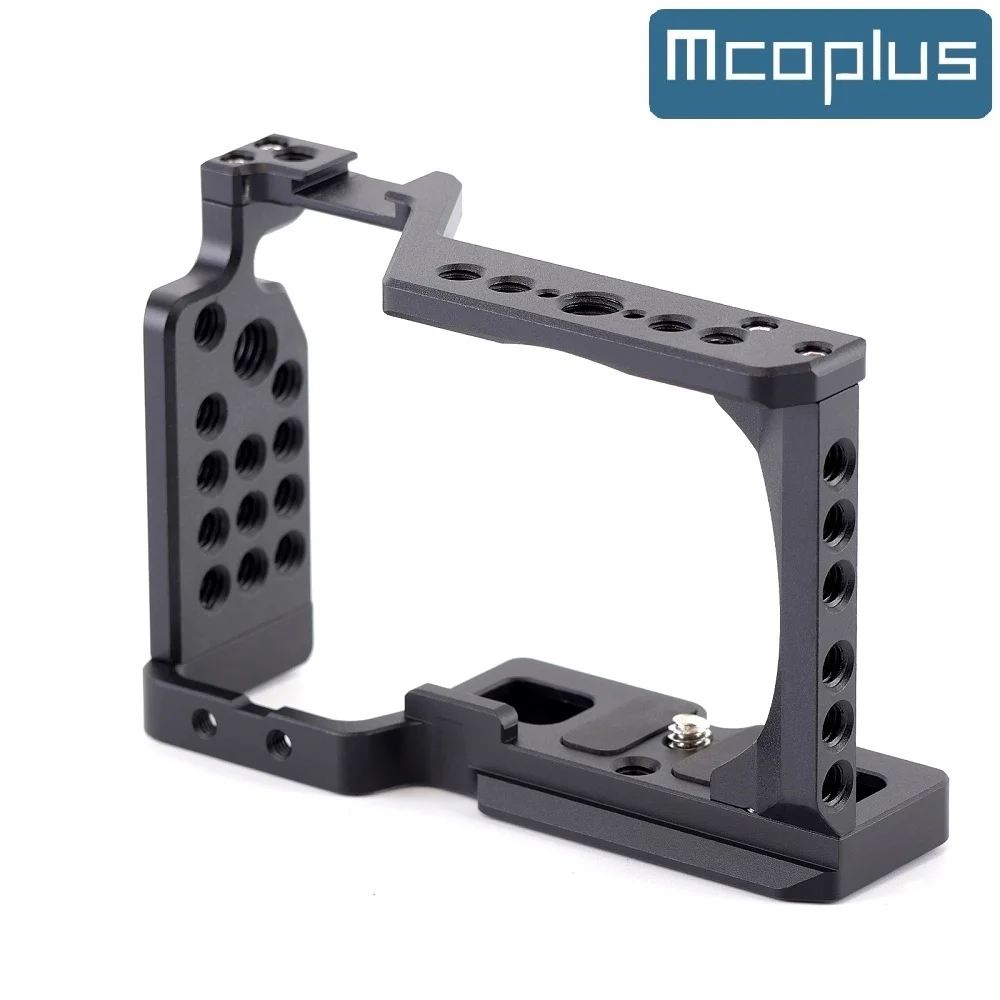 Estabilizador de Cámara Metálico Mcoplus ZV-E10 para Sony ZVE10 ZV-E10, Carcasa para Cámara con Soporte para Accesorios