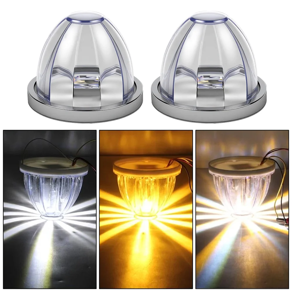 

9V 12V 24V Big Watermelon Led Marker Light Turn Signal Lamp Indicators Warning Light For Truck Trailers Caravan Bus Van Lorry