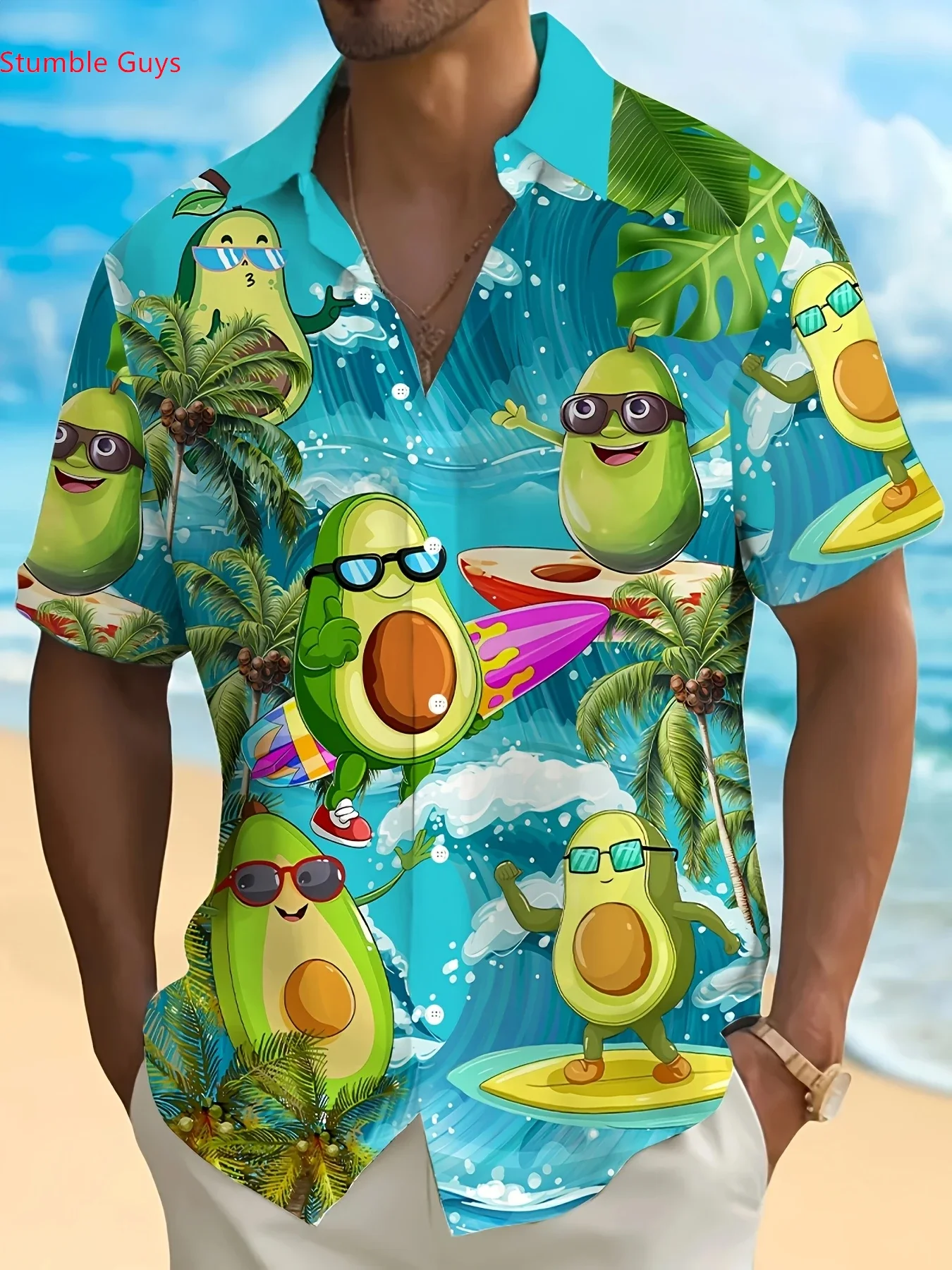 

Summer Casual Men's Shirt 2026 Hawaiian Trend Man Women Short Sleeve Fashion Beach Party Print Holiday Outfits