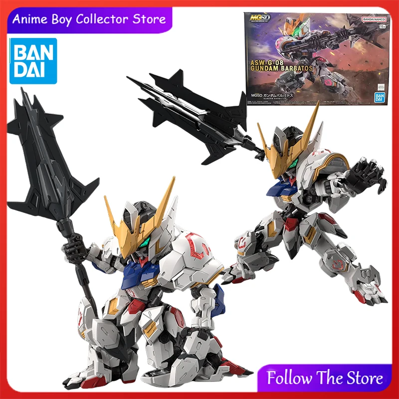 Bandai Model Kit MGSD ASW-G-08 Barbatos Action Figure Mobile Suit Gundam Amine Figures Model Ornaments Gifts for Boys Toys