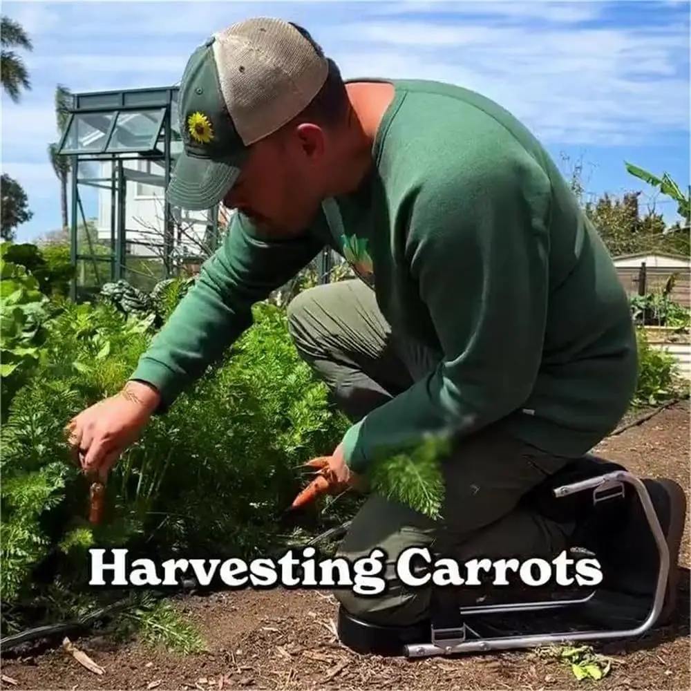 Imagem -03 - Assento de Joelho Portátil para Jardinagem Joelhos Protectores Agrícolas Aparelho de Ajoelhamento para Jardim Ergonômico para Trabalho Agrícola