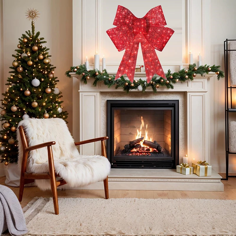 Decorações de Natal, Decoração de arco de Natal, Grandes arcos de Natal ao ar livre, arcos de Natal vêm com suporte adesivo