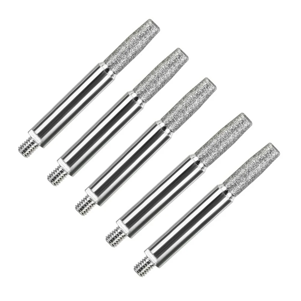 5pcs Manual Chain Grinder Grinding Head Tungsten Carbide Hand Crank Chainsaw Chain Ening Jig 4.0/4.8/5.5 For CNC Metal Process