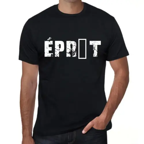 ULTRABASIC Homme Tee-Shirt Éprît Éprît T-Shirt Graphique Éco-Responsable