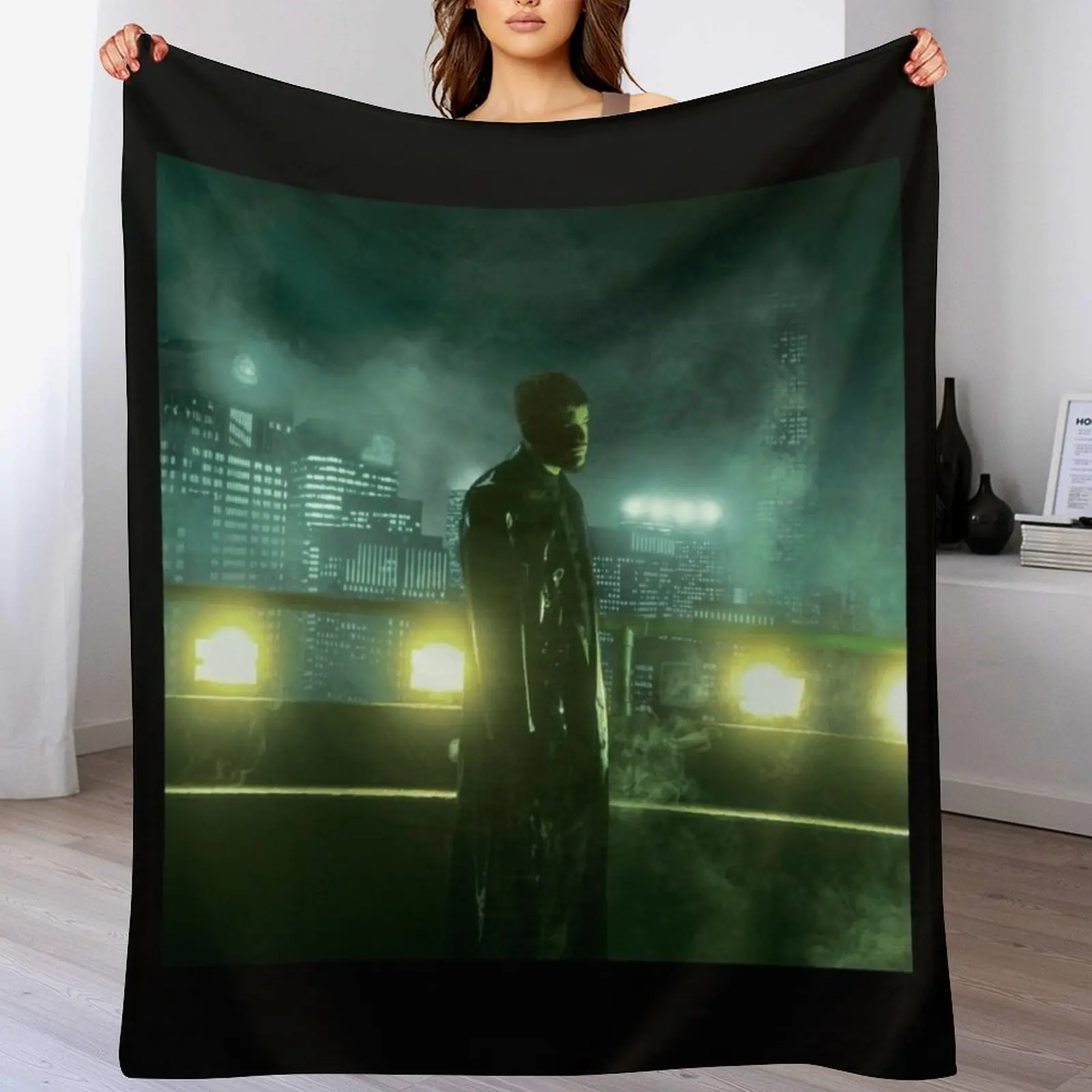 Yeat 2093 Alien Spaceship Cover New Album Hip Hop Throw Blanket Plush Fuzzy Cozy Blanket for Couch Sofa