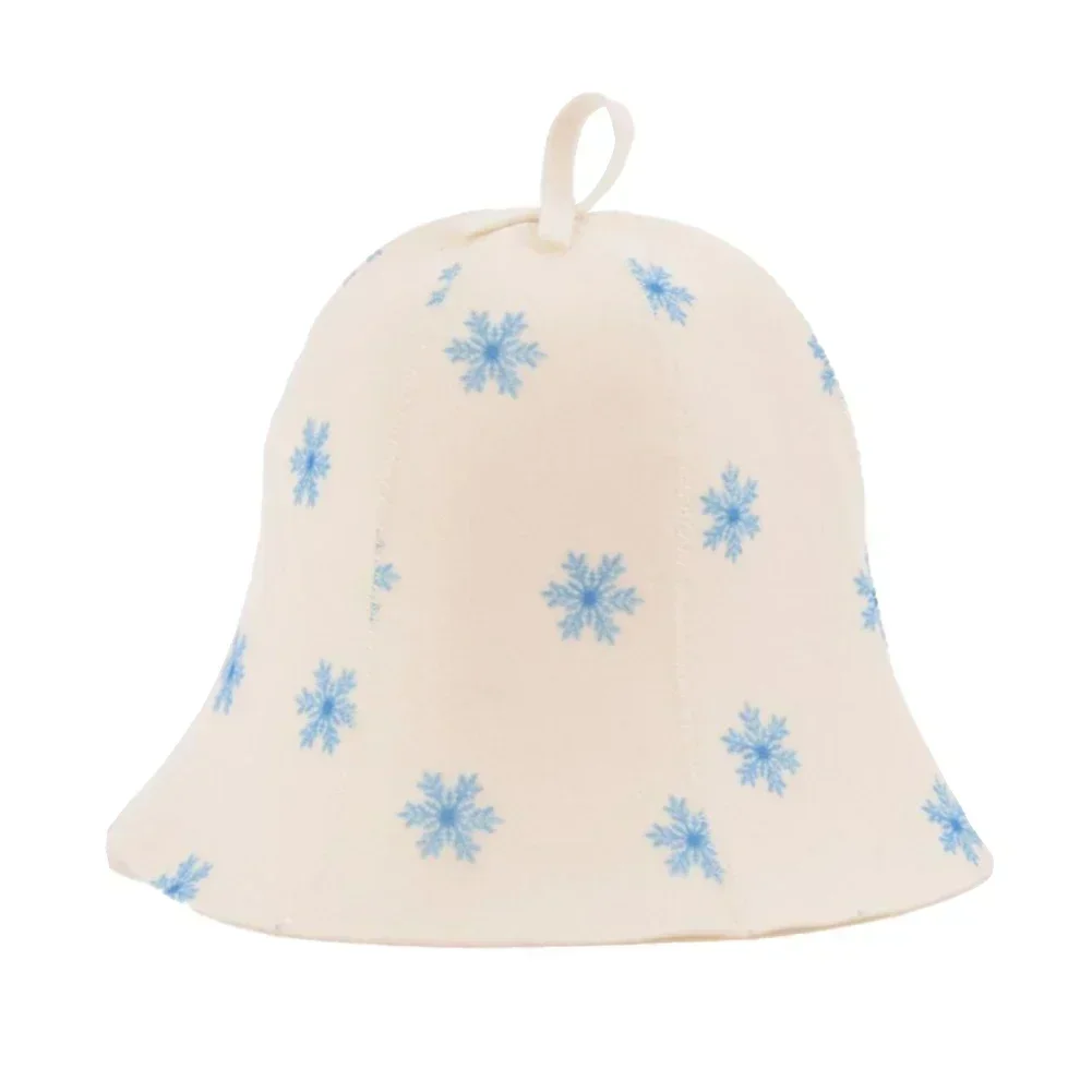 Felt Sauna Hat Anti Heat Russian Cap Thicken Wool Felt Shower Cap Hair Turban For Bath House Head Protection Drop  for Women