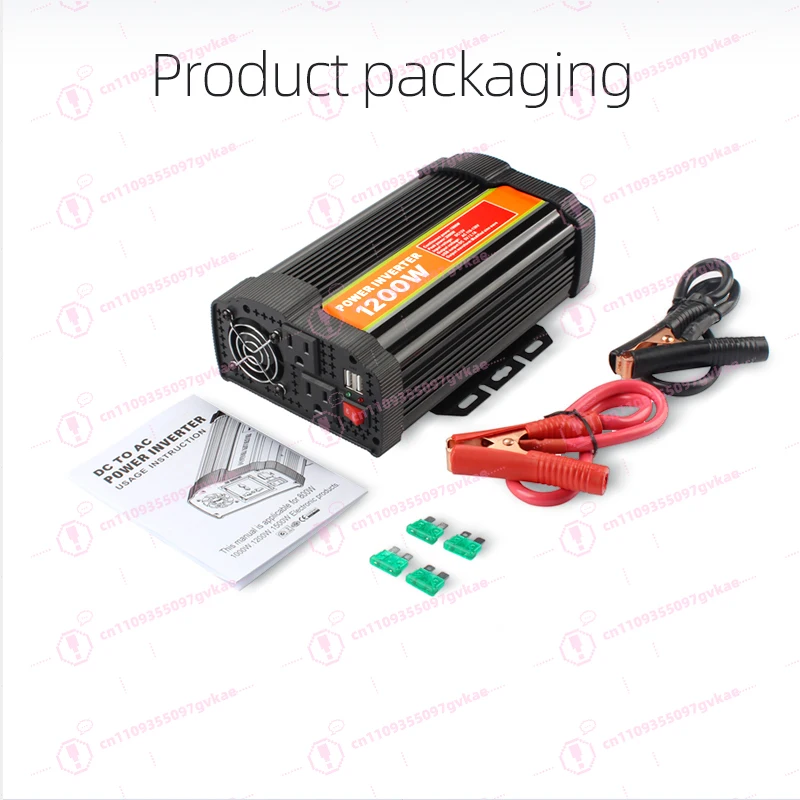 1200W Corrected Sine Wave Single-phase Power Inverter, Suitable for Automotive and Household Air Conditioners 12V/24V 110V/220V view 5