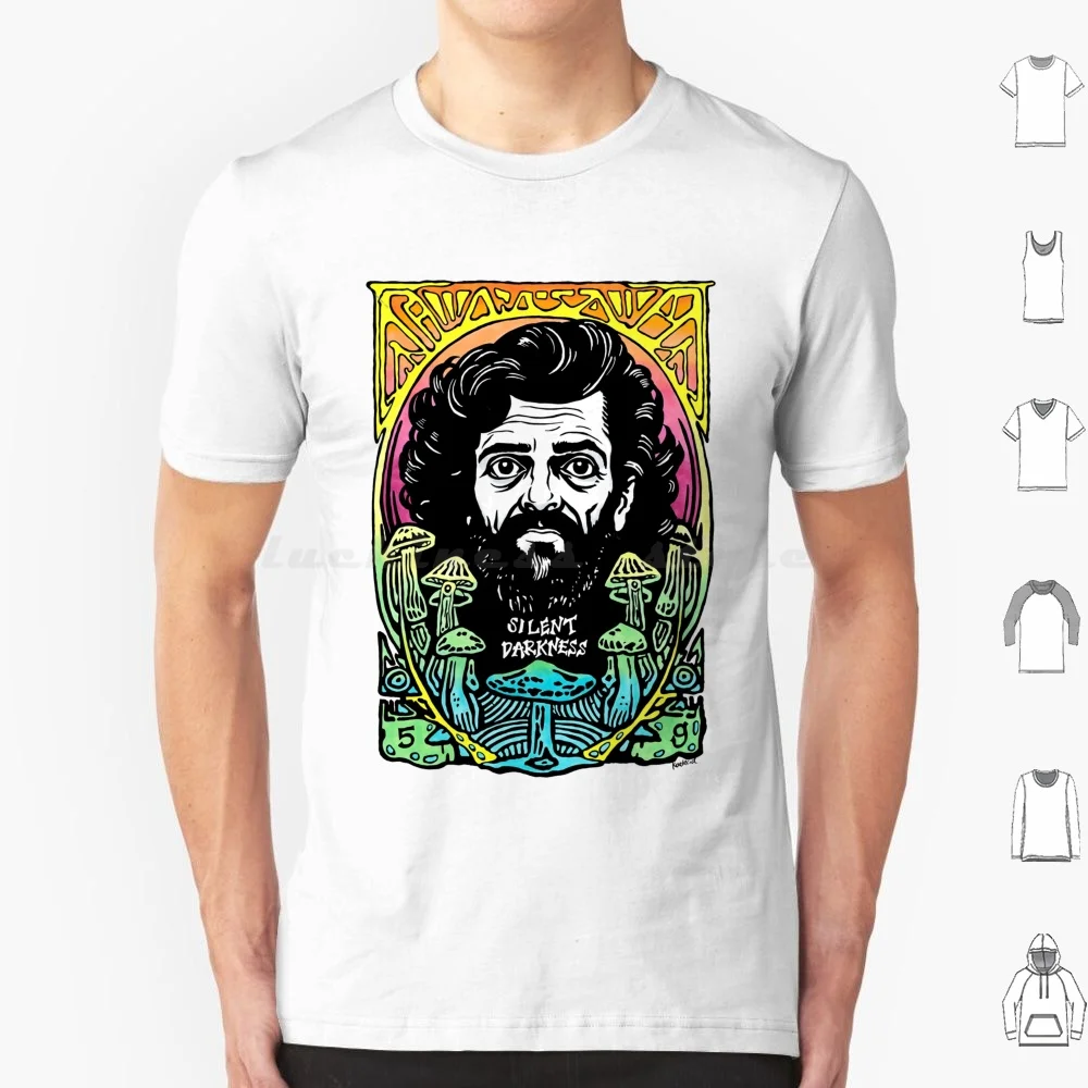 Silent Darkness ( Terence Mckenna Tribute ) T Shirt 6xl Cotton Cool Tee Terence Mckenna Mckenna Shrooms Magic Mushrooms