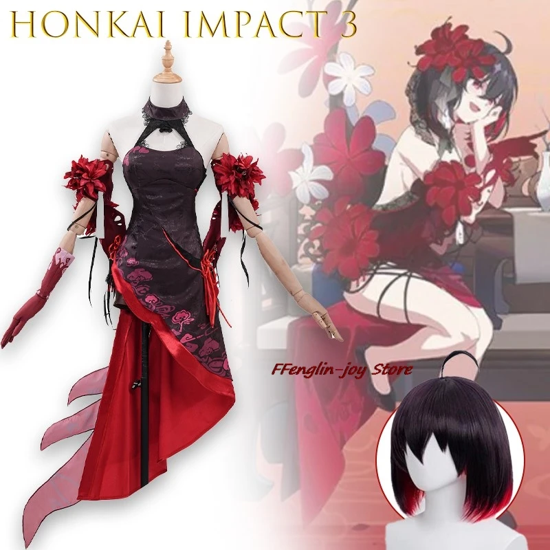 

Тушь для ресниц Disfraz ‌ Honkai Impact 3rd XuanYan Косплей Костюм Черный XuanYan Cheongsam Полный комплект Косплей Наряд ‌ Хэллоуин Рождество