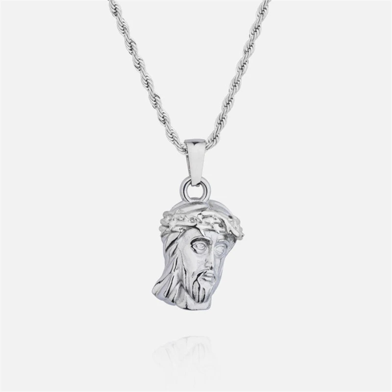 In God We Trust pendant 316L Stainless Steel Unisex Jewelry Jesus Pendant God Necklace