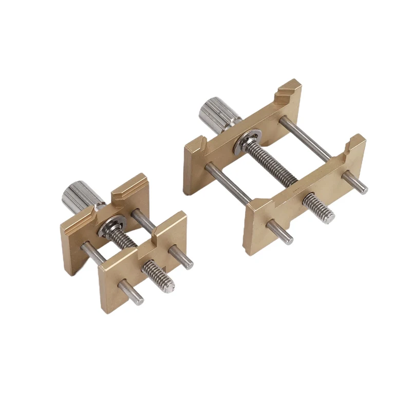 

AA51-2Pcs Brass Watch Movement Holder Fixed Base Multi Function For Watchmaker Watch Clamp Watches Repair Tools