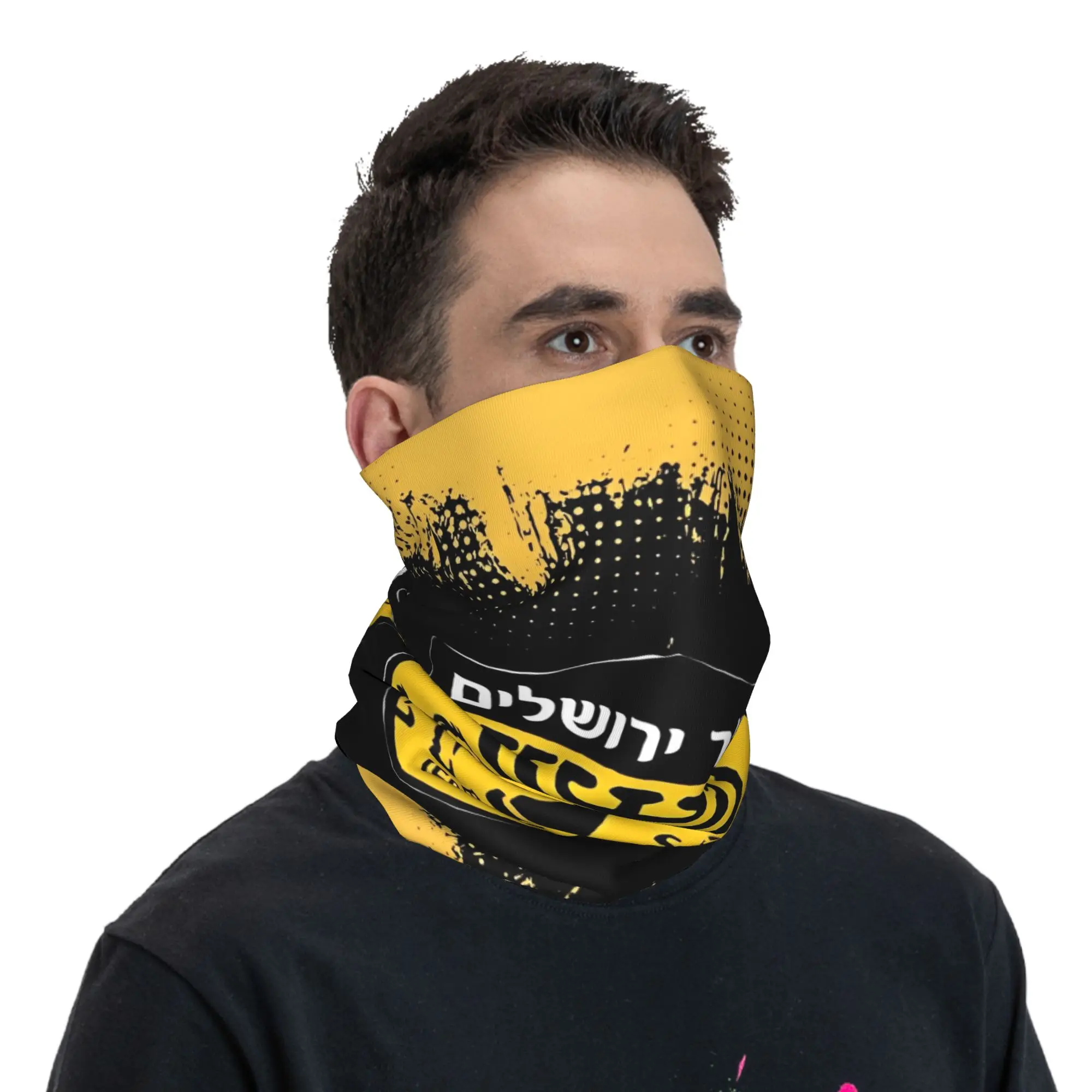 

Бандана B-Beitar Jerusalems с принтом, теплый ветрозащитный шарф для езды на велосипеде и рыбалки, унисекс, для взрослых
