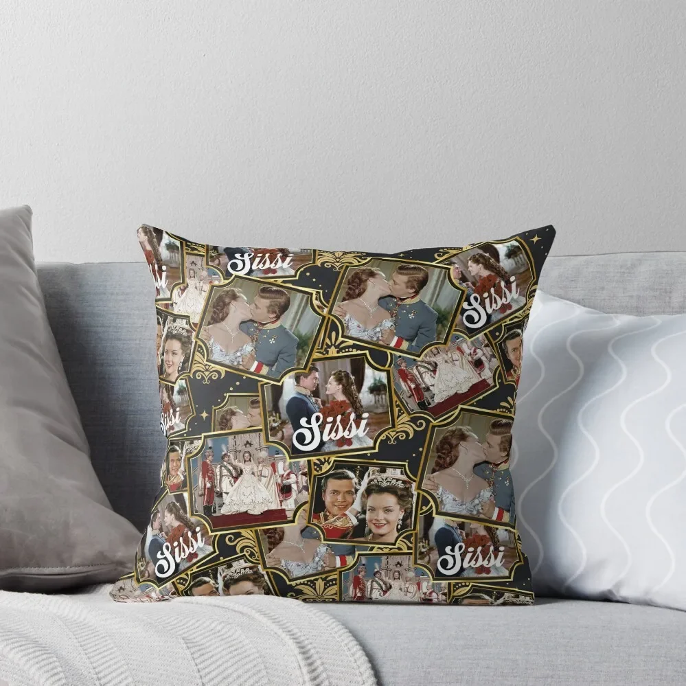 Sissi, Romy Schneider, film, 50s Throw Pillow Pillowcase Room decorating items Cushion Cover Luxury bed pillows pillow