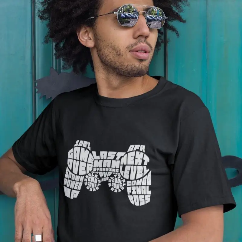 Gamer T Shirt Gift Controller Art E Sport Video Game Fan