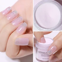 BORN PRETTY 10ml polvo de inmersión para uñas brillo polvo acrílico seco Natural No necesita lámpara sistema de inmersión de cura manicura artística
