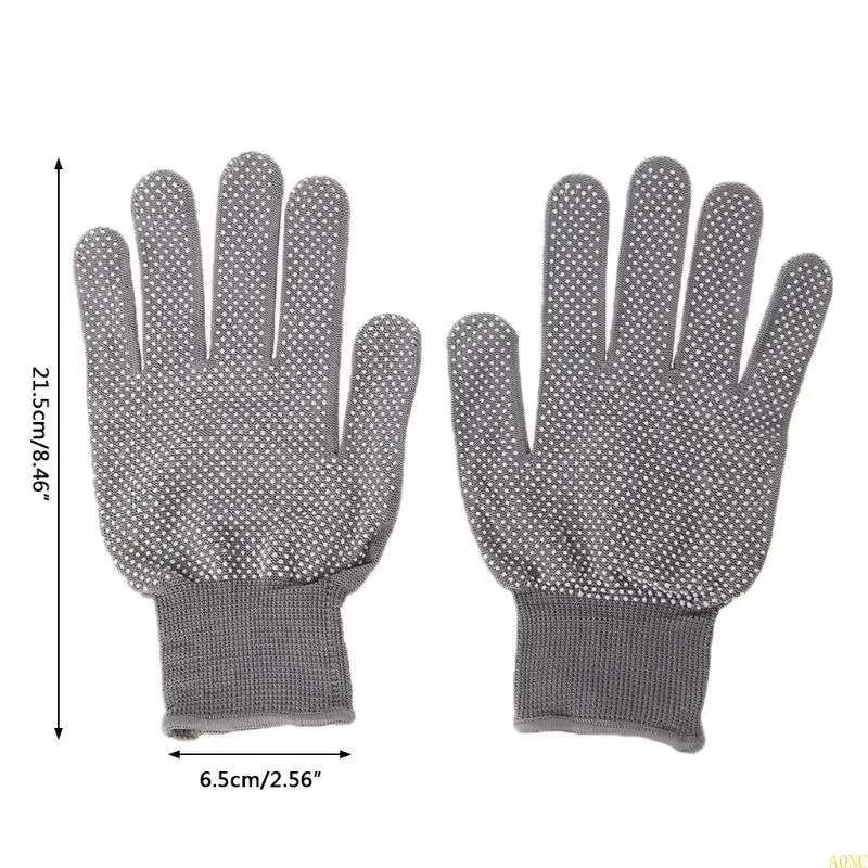 A0NC – gants résistants à chaleur, 2 pièces, pour boucler les cheveux, fer plat droit
