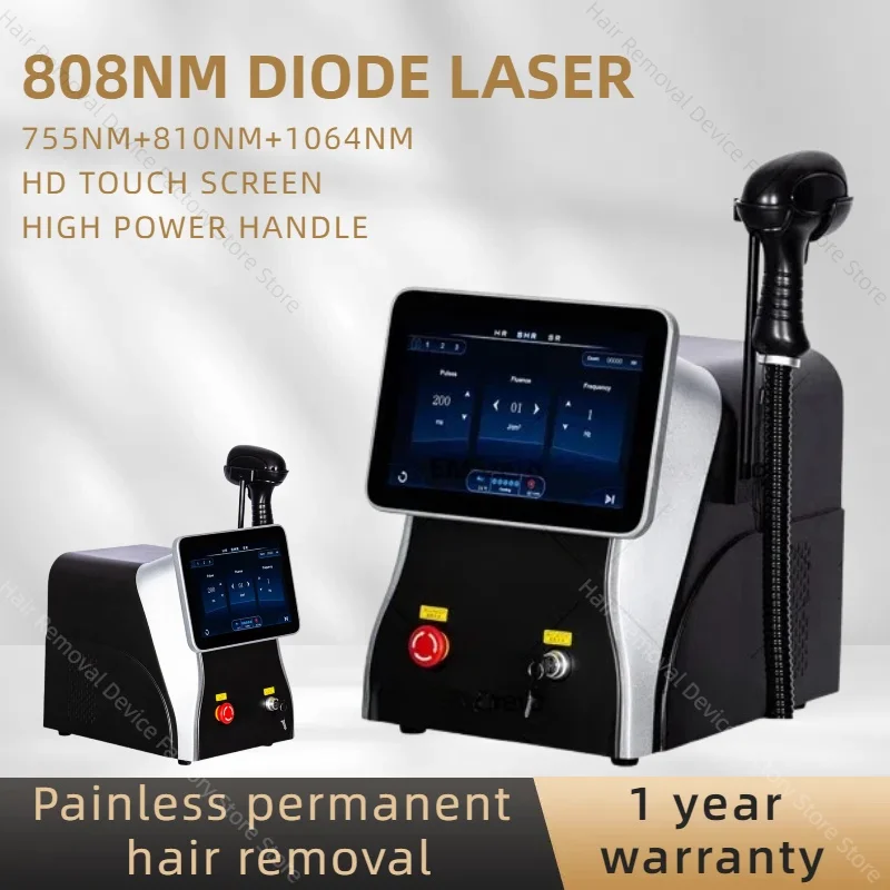 

Высокомощное лазерное устройство для удаления волос 808, 3 длины волны 755 1064 808, диодный лазерный аппарат для удаления волос на всем теле