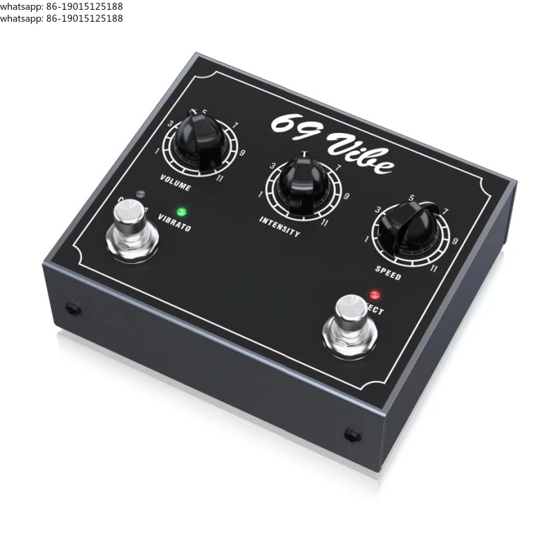 69 Vibe Pedal with Footswitchable Modes, Onboard Speed Control and Dual Inputs For living play