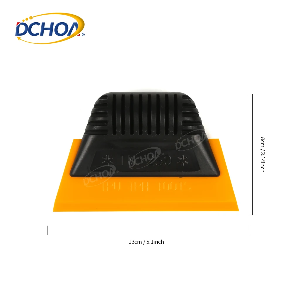 DCHOA Yellow Soft Grip Squeegee Handle for Car Window Tint PPF Vinyl Wrap Film Installation Tool