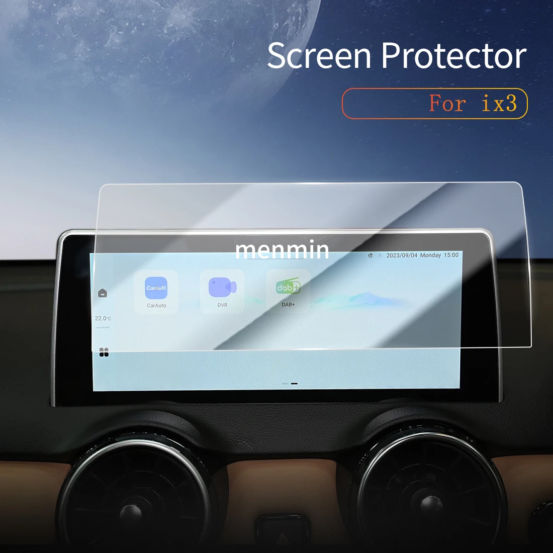 

Car Stickers Carplay Screen Protector Dash Tempered Glass Protective Film Diaplay Navigation Auto Accessories For25 BMW IX3