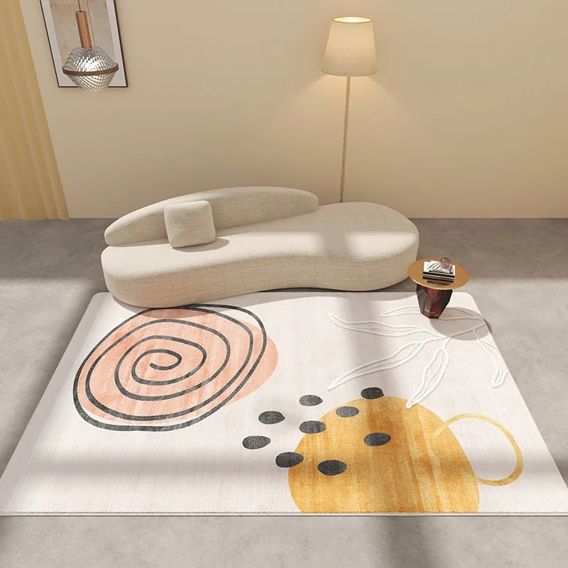VIKAMA Clean Simple Rug Sound Absorbing Soft and Easy to Care For Living Room Sofa and Bedside Areas Home and Decor