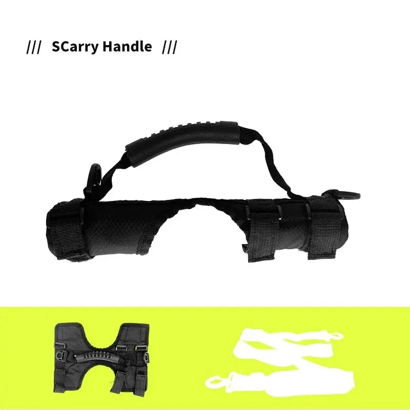 RRSKIT Folding Bicycle Carrier Handle Hand Grip For Brompton Cycling Bike Frame Carry Shoulder Strap Bicycle Accessories