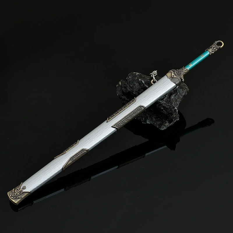 22 centimetri FEUD Film TV Periferico Verde Hornet spada armi Modello Portachiavi Mestiere In Metallo Puntelli Cosplay Display Pezzo Ragazzo Regali Giocattoli