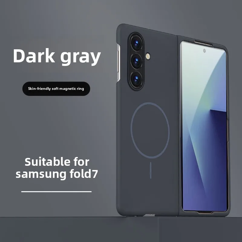 Magnetische Handyhülle für Samsung Galaxy Z Fold 8 Ultra 7 6 5 4 ZFold7 Z Fold6 Rahmenlos für Magsafe Schlanke Mattierte Schutzhülle