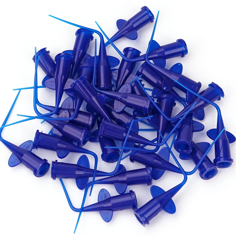 Dental Syringe Tip Disposable Plastic Endodontic Needle Root Canal Applicator Periodontal Irrigation Needles Dentist Tool