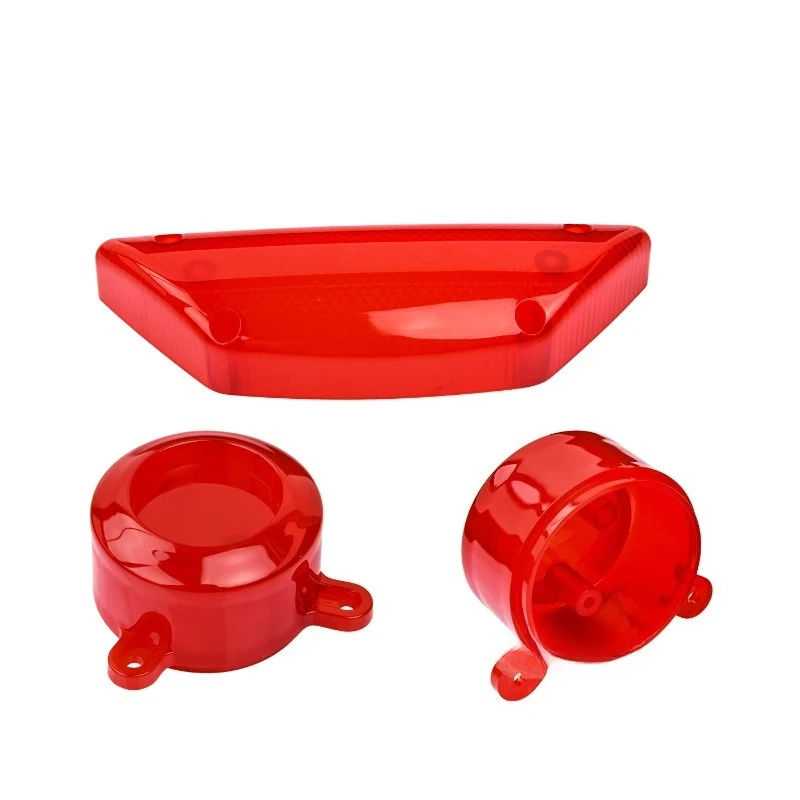 TT Motor Arcade Machine Tail Light Cover Red Plastic Shell Left Center Right Brake Light Replacement
