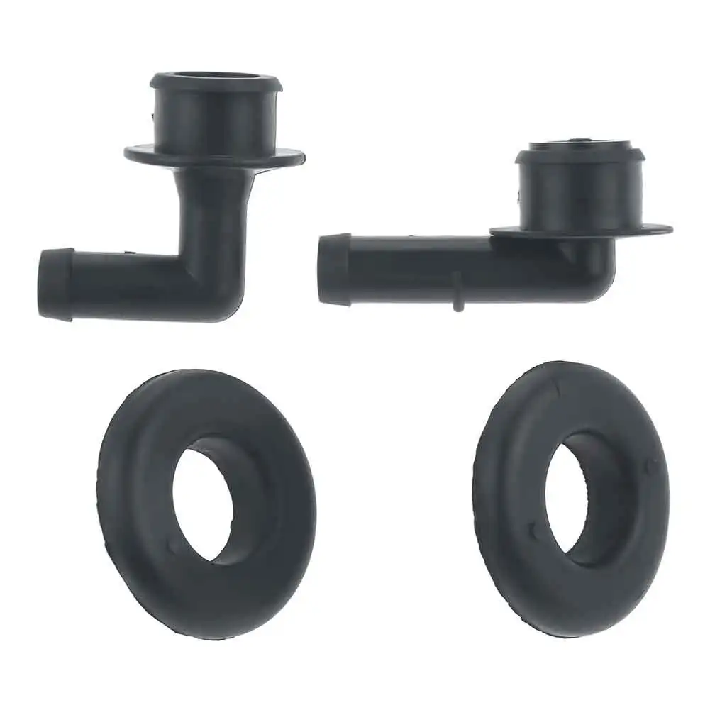 Vent Valve Elbow & Grommet Set 2pcs Vent Valve Elbows 2pcs Grommets 53030497 53013360AA 02946079 2946079 Dropship