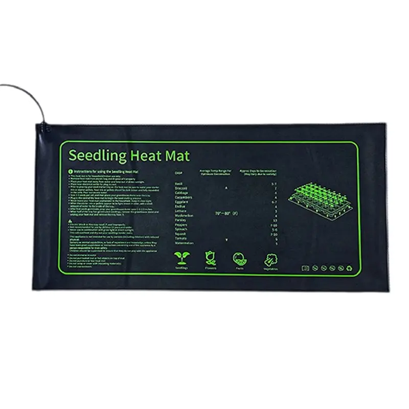 ABUN-Energy Efficient For Hydroponics Far Infrared Waterproof Seed Heat Mat With Digital Thermostat 10X20 Germination Pad