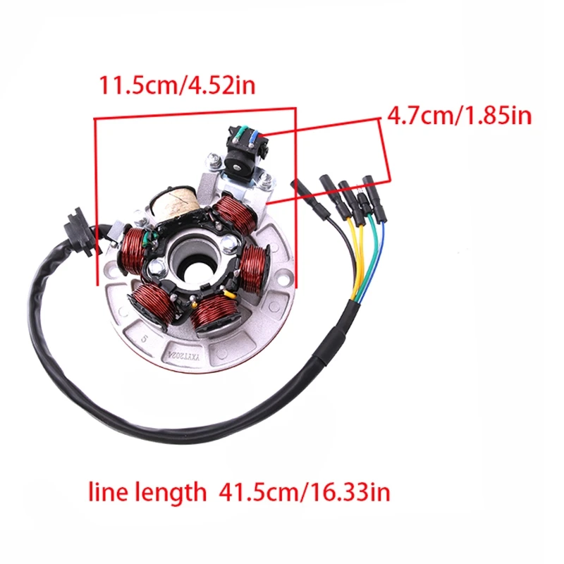 Magneto Stator Plate Fit for  YX 140cc Kick Start Engine PIT PRO Trail Dirt Bike new