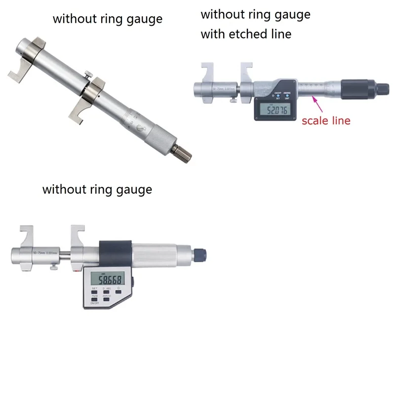 5-225MM  Inside internal micrometer Measure inner hole closed part industrial grade screw gauge screw-thread measuring tool