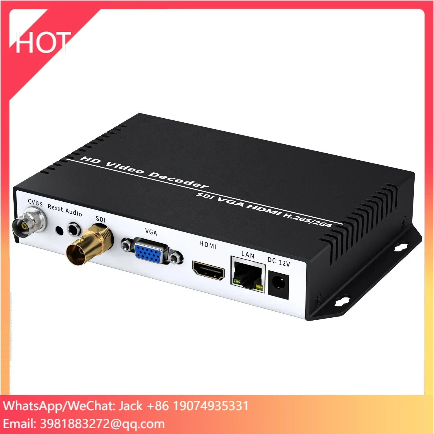 

Unisheen SRT RTMP RTSP Multi View SDI 4K H.265 H.264 Video Decoder Topbox Player VGA Output