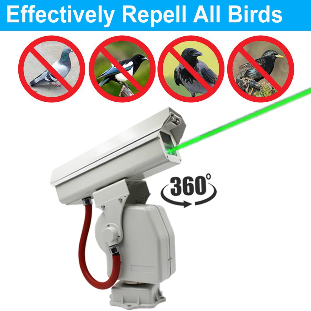 Powerful Waterproof Bird Repellent Laser Smart Bird Repellent  Laser Device for Airport Farmland
