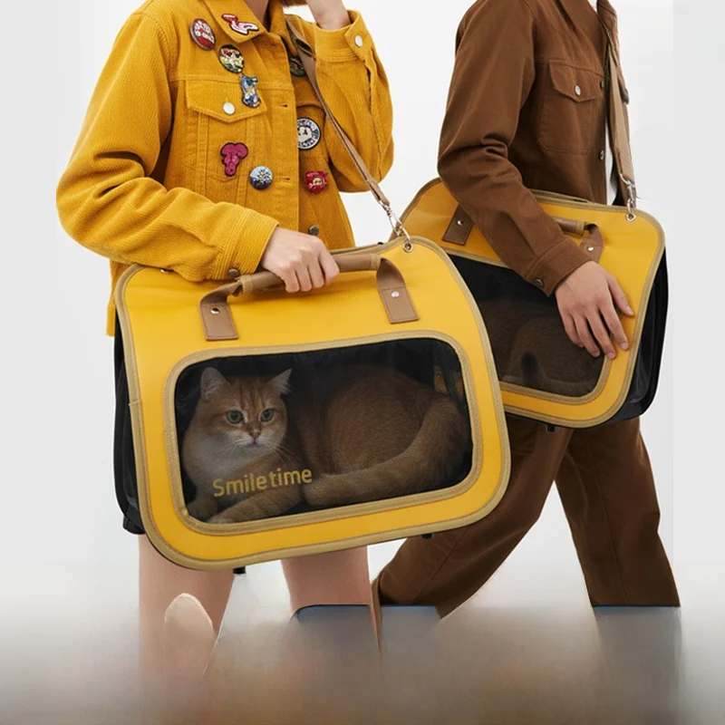 Bolsa portátil para mascotas Bapa Crossbody para perros para viajes al aire libre, marca adecuada para perros y menores de 5 años...