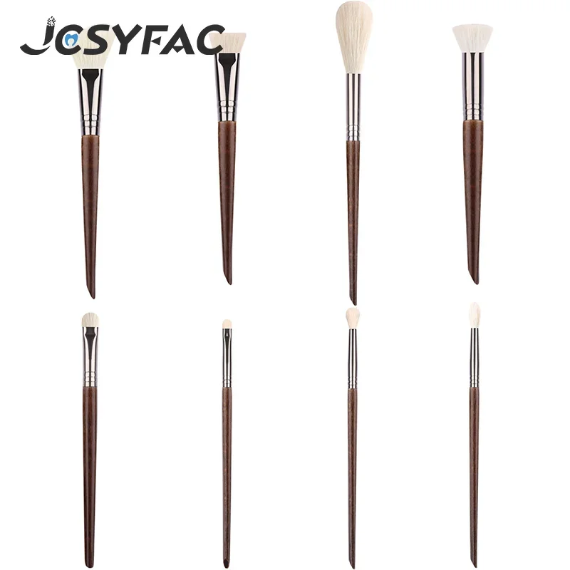 1 قطعة فرشاة ماكياج شعر الحيوان مجموعة كاملة من فرش الشفاه فرشاة ظلال العيون فرشاة ماكياج لينة أدوات التجميل فرشاة لطخة واحدة