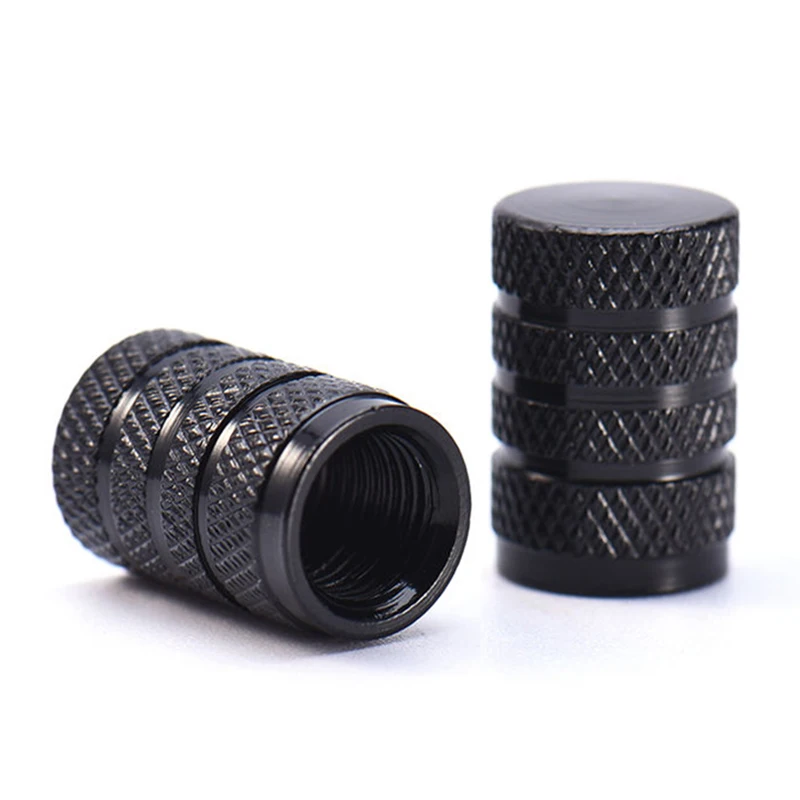 HOT Car Styling 4PCs Aluminium Auto Tire Valve Caps Bullet Design Air Port Cover Vehicle Truck Tire Rim Wheel Stem Cap