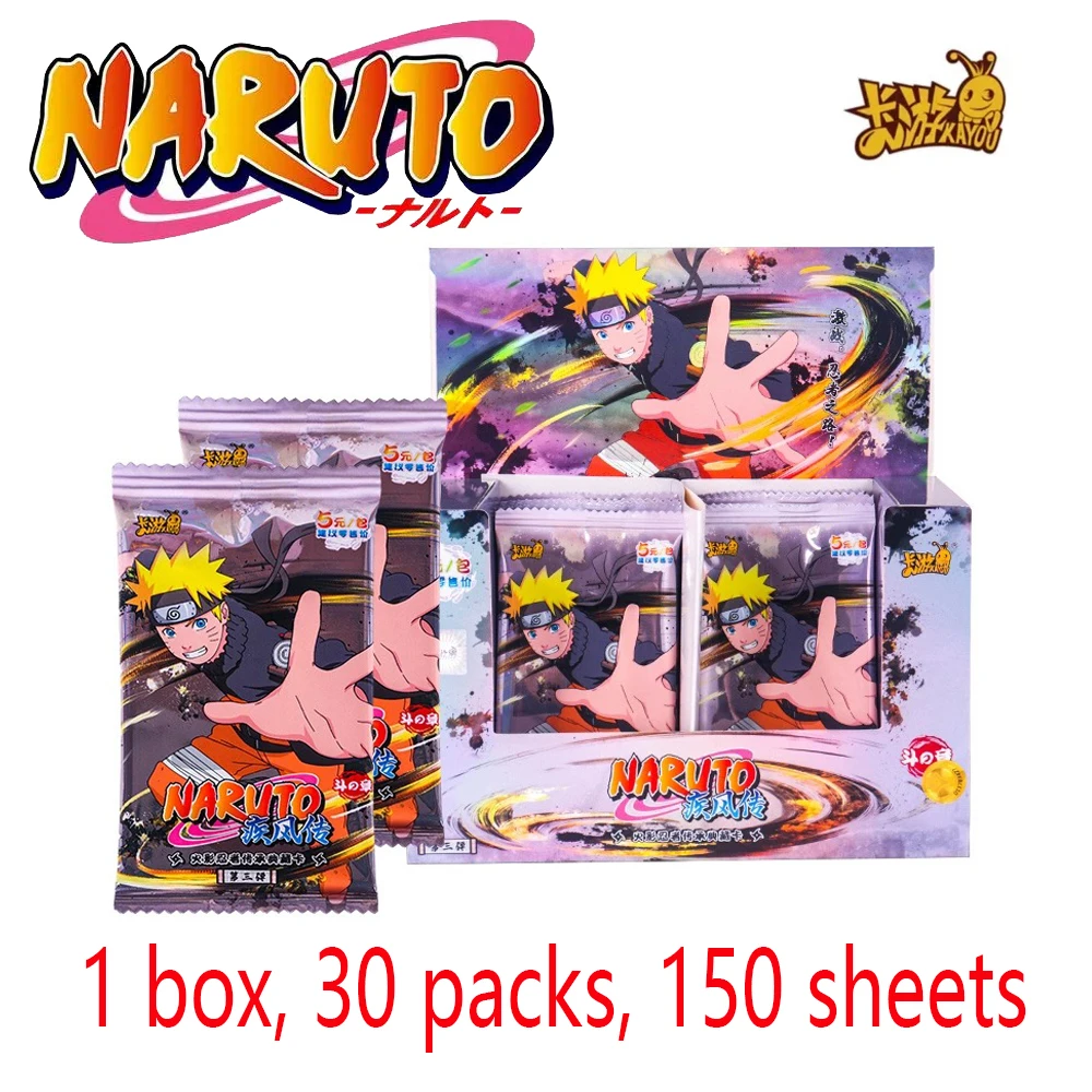 KAYOU Naruto Cards Highly Rated Out-Of-Print Rare Complete Collection Series Peripheral Collection Cards Children's Toy Gifts