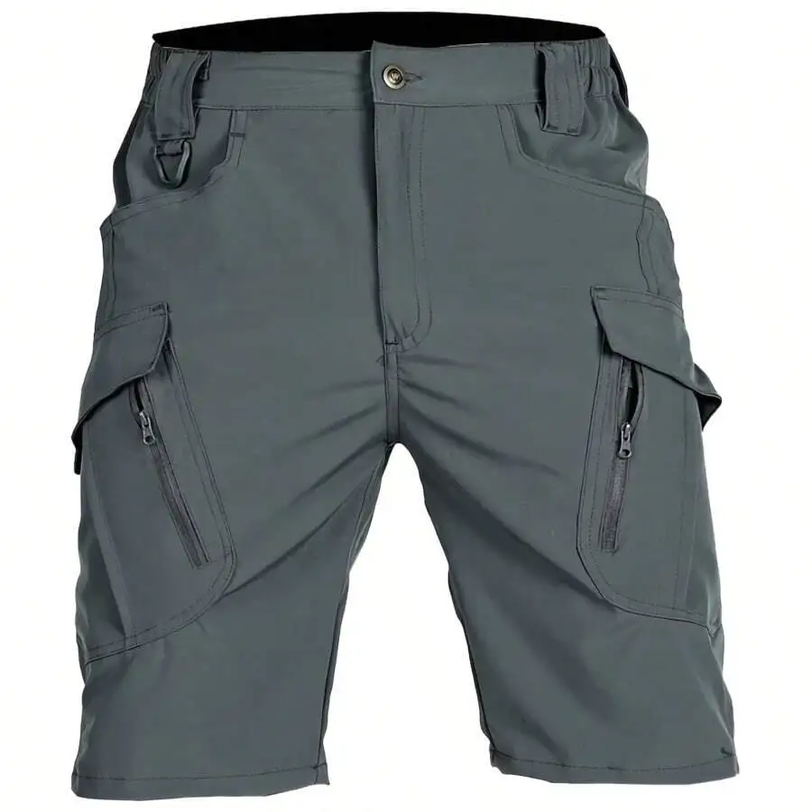

Mens Quick-Dry Tactical Cargo Shorts For Hiking Running Training Outdoor Sports