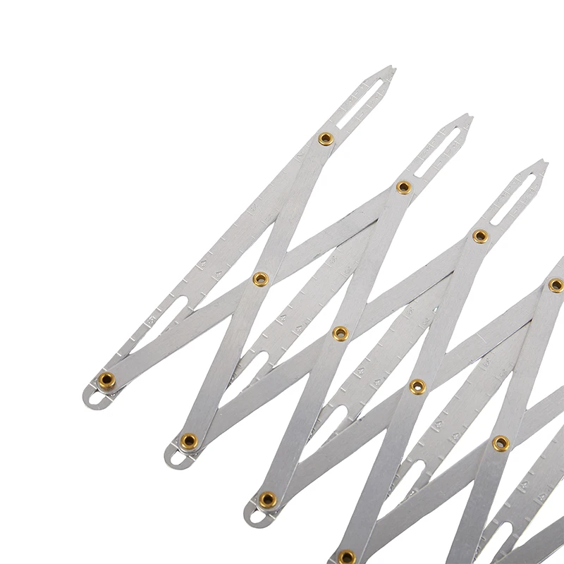 New·Buttonhole Spacer Expanding Crafting Guide Rule Sewing Gauge Equidistant Measuring Marking Tool For Grommet Button Holes view 5