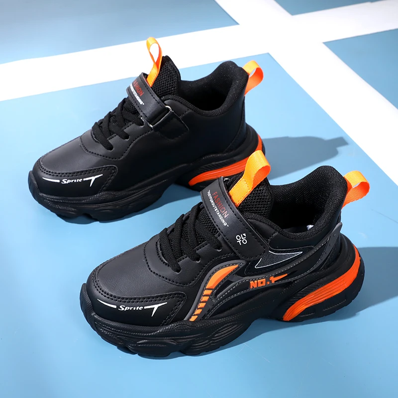 

Fashion Kids Sneakers for Boys Comfortable Lightweight Non-Slip Tennis Shoes for Children Walking Running Athletic Tennis Shoes
